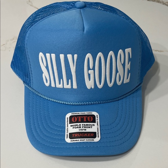 Silly Goose Blue Trucker Hat - Picture 1 of 3